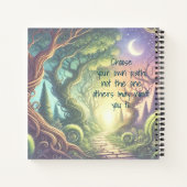 Twisted Tree & Quote Notizblock (Rückseite)