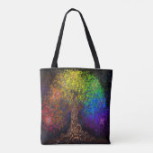 Twisted Tree Tote Bag Tasche (Rückseite)