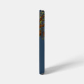 Twisted Tree with Blue background iPhone Hülle (Linke Seite)