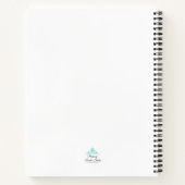 Twisted Tree with Blue background Notizblock (Rückseite)