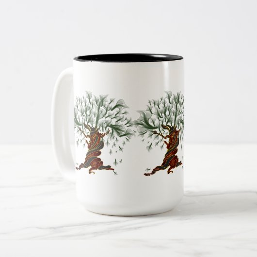 Twisted Tree Zweifarbige Tasse (Vorderseite Links)