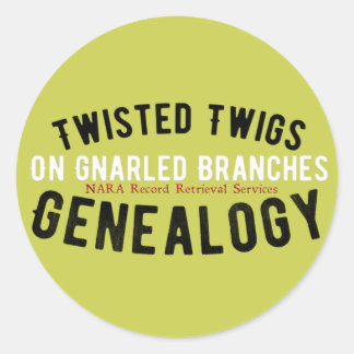 Twisted Twigs Genealogy Stickers