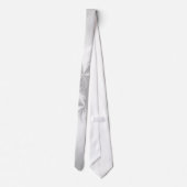 Twisted White Pearl Krawatte (Rückseite)