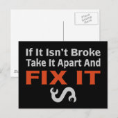 Twisted Wrench - FIX IT Postkarte (Vorne/Hinten)