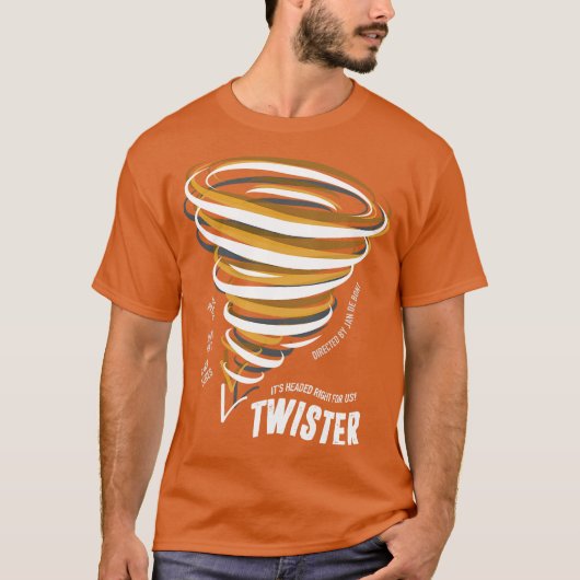 Twister Alternative Plakat T-Shirt (Vorderseite)