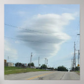 Twister Cloud-Bild Poster (Vorne)