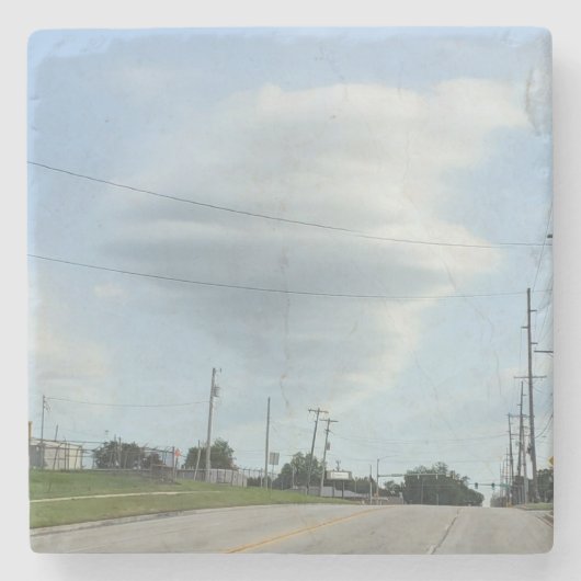 Twister Cloud Steinuntersetzer (Vorderseite)