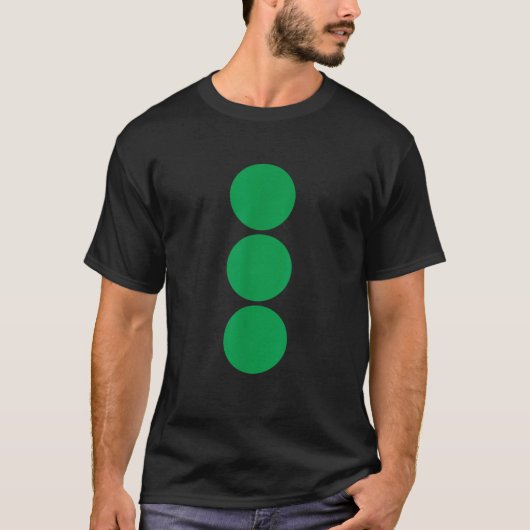 Twister Game Green Matching Group Costume  T-Shirt (Vorderseite)