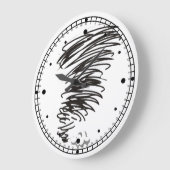 Twister Große Wanduhr (Winkel)