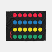 Twister Halloween Twister Board-Kostüm Fleecedecke (Vorderseite (Horizontal))