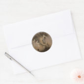 Twister Runder Aufkleber (Umschlag)