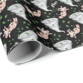 Twisters Tornado Gift Wrapping Paper - Black Geschenkpapier (Rolleneckpunkt)