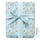 Twisters Tornado Gift Wrapping Paper - Blue Geschenkpapier