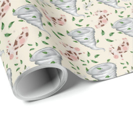 Twisters Tornado Gift Wrapping Paper - Cream Geschenkpapier