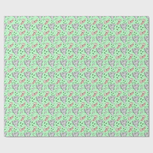 Twisters Tornado Gift Wrapping Paper - Green Geschenkpapier (Flach)