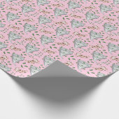 Twisters Tornado Gift Wrapping Paper - Pink Geschenkpapier (Ecke)