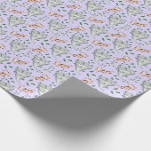 Twisters Tornado Gift Wrapping Paper - Purple Geschenkpapier (Ecke)
