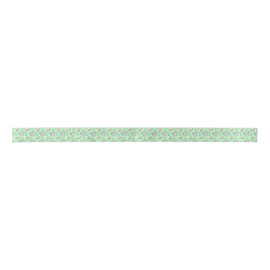 Twisters Tornado Satin Ribbon in Green Satinband (Vorderseite)