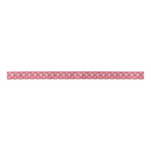 Twisters Tornado Satin Ribbon in Red Satinband (Vorderseite)