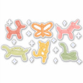 TWISTIERES TIERBALLOONS-SET AUFKLEBER (Vorderseite)