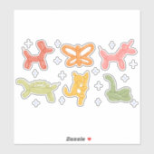 TWISTIERES TIERBALLOONS-SET AUFKLEBER (Blatt)