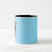 Twistin' Tabbies Zweifarbige Tasse (Mittel)