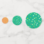 Twisty Polka Dot Spirals Tri-Color Confetti (YGO) Konfetti (Rückseiten)