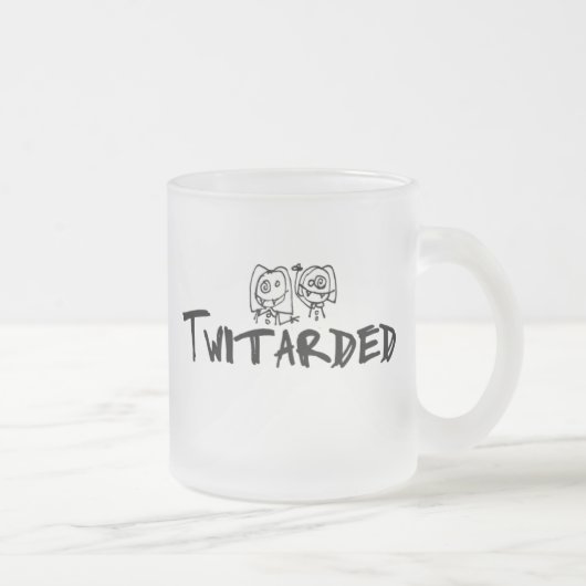 Twitarded Logo-mattierte Tasse (Rechts)