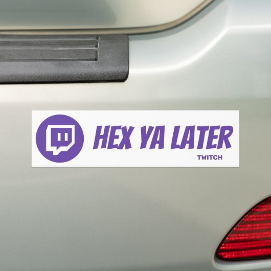 Twitch Tag Autoaufkleber (Auf Auto)