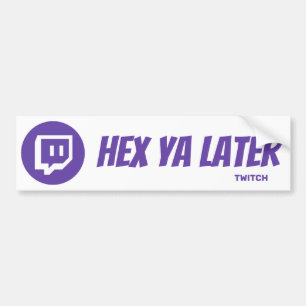 Twitch-Tag Autoaufkleber