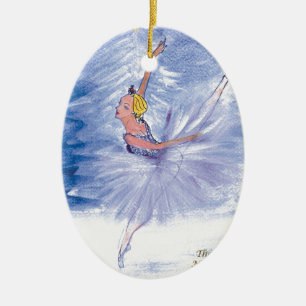 Twitt Schnee Königin-Nussknacker Ballett durch Keramik Ornament