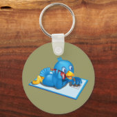 Twitter am Telefon Schlüsselanhänger (Vorderseite)