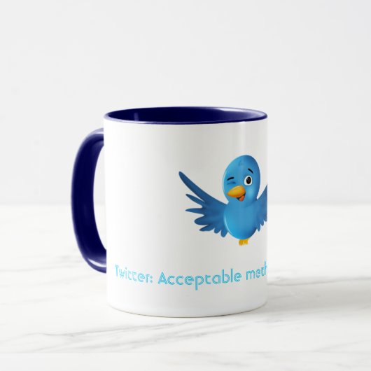 Twitter: Annehmbare Methode des Anpirschens Tasse (Vorderseite Links)