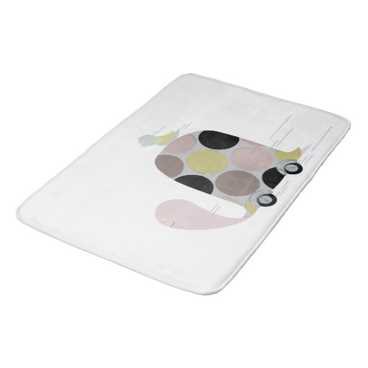 Twitter auf einer Schildkröte Badematte (Schrägansicht)