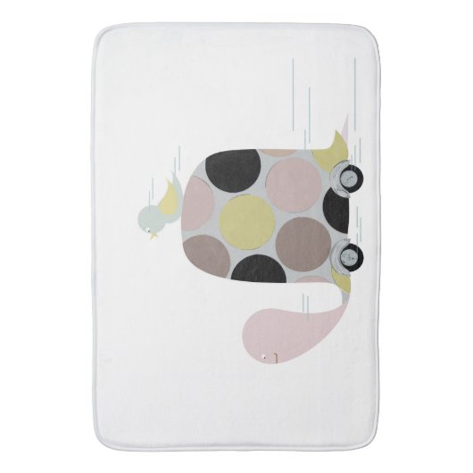 Twitter auf einer Schildkröte Badematte (Vorderseite Vertikal)