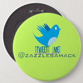 Twitter Bird folgen - Hintergrundfarbe auswählen Button (Vorne & Hinten)