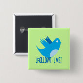 Twitter Bird folgen - Hintergrundfarbe auswählen Button (Vorne & Hinten)