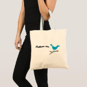 Twitter-blaue Vogel-Follow-metasche Tragetasche (Vorderseite (Produkt))