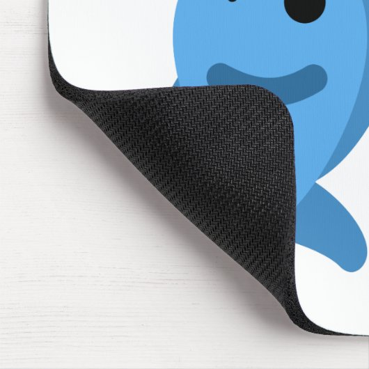 Twitter emoji - Fishing Mousepad (Ecke)