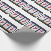 Twitter Emoji - Lucky 7 Geschenkpapier (Ecke)
