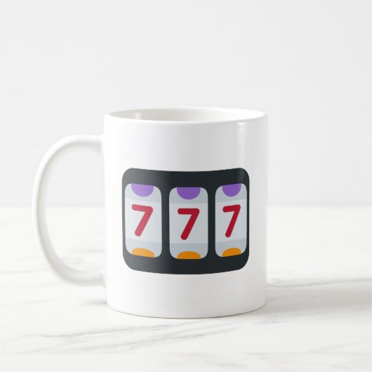 Twitter Emoji - Lucky 7 Kaffeetasse (Links)
