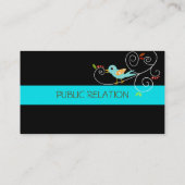 Twitter-/Facebook-Visitenkarten Visitenkarte (Rückseite)