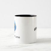 Twitter #FAIL username-Tasse Zweifarbige Tasse (Mittel)