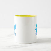 Twitter Folge mir Kaffee Tasse (Mittel)