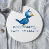 Twitter folgen Sie mir bei Ihrem Benutzernamen Button (Beispiel)