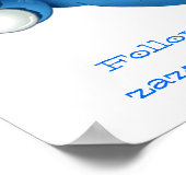 Twitter folgen Sie mir bei Ihrem Benutzernamen Poster (Ecke)