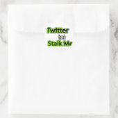 Twitter gleicht Stalk mir Aufkleber (Tasche)