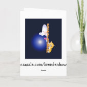 Twitter-Husband-Geburtstagskarte Karte (Rückseite)