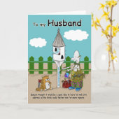 Twitter-Husband-Geburtstagskarte Karte (Gelbe Blume)