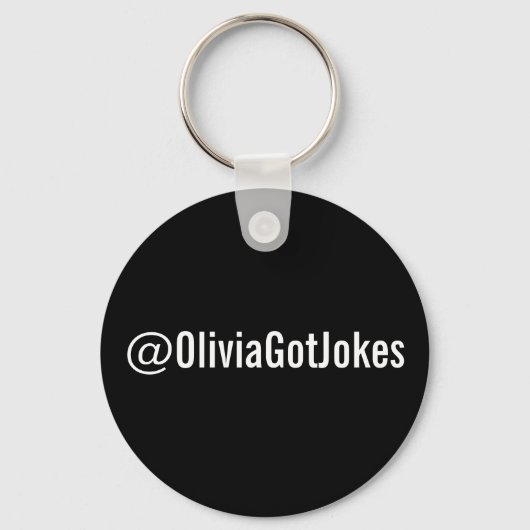 Twitter-ID-Schlüsselanhänger Schlüsselanhänger (Vorderseite)